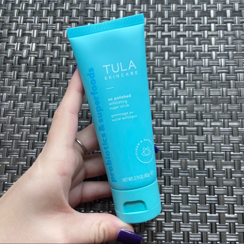 Tula so polished exfoliating sugar face scrub